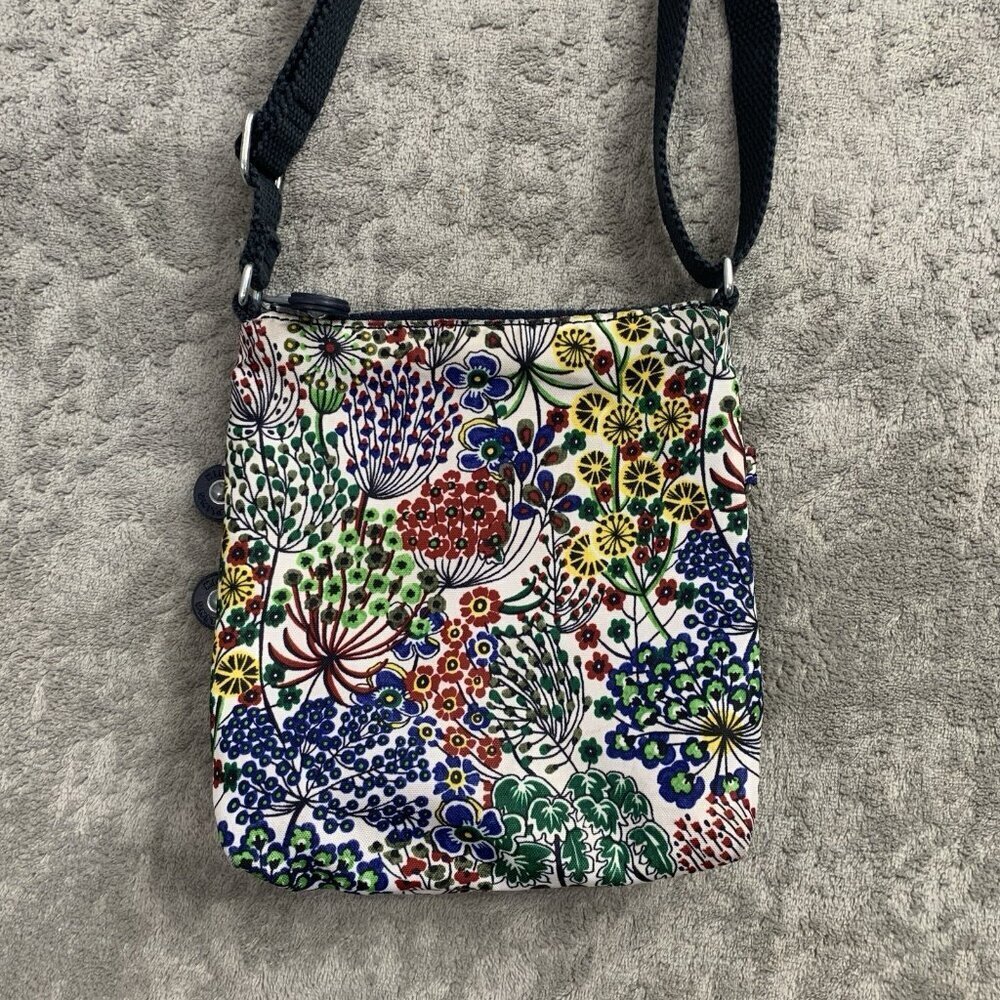 Kipling Crossbody Bag Womens Small Floral Handbag Adjustable Travel 7.5x7” - Picture 9 of 9